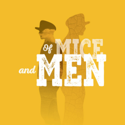 Silhouttes of Men on yellow background